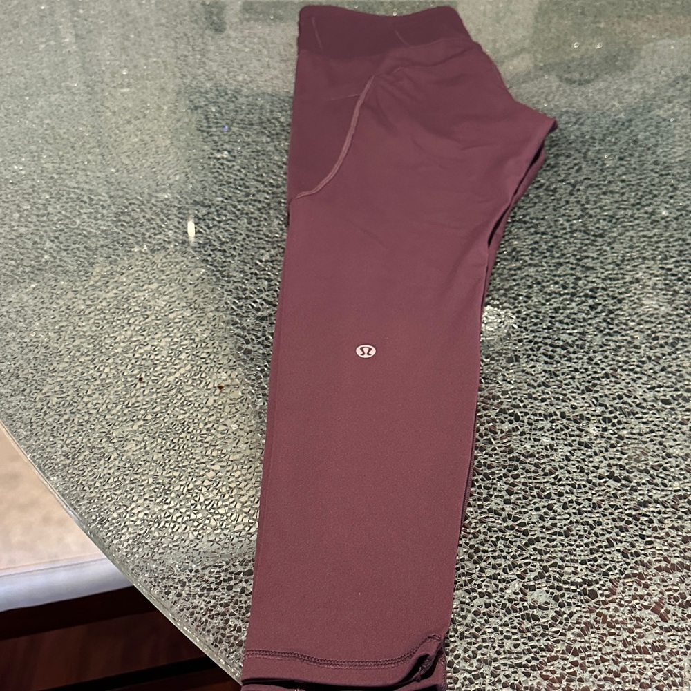 Lululemon Leggings in Deep Burgundy